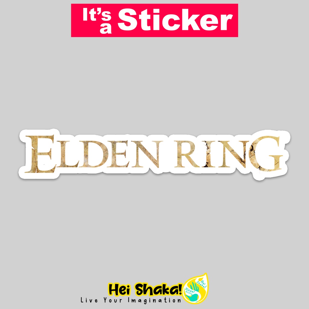 

Stiker Elden Ring Sticker Tempelan Logo Game Bahan Vinyl Anti Air