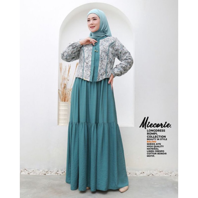 Gamis Wanita 2in1 Miecorie Dress by Balimo