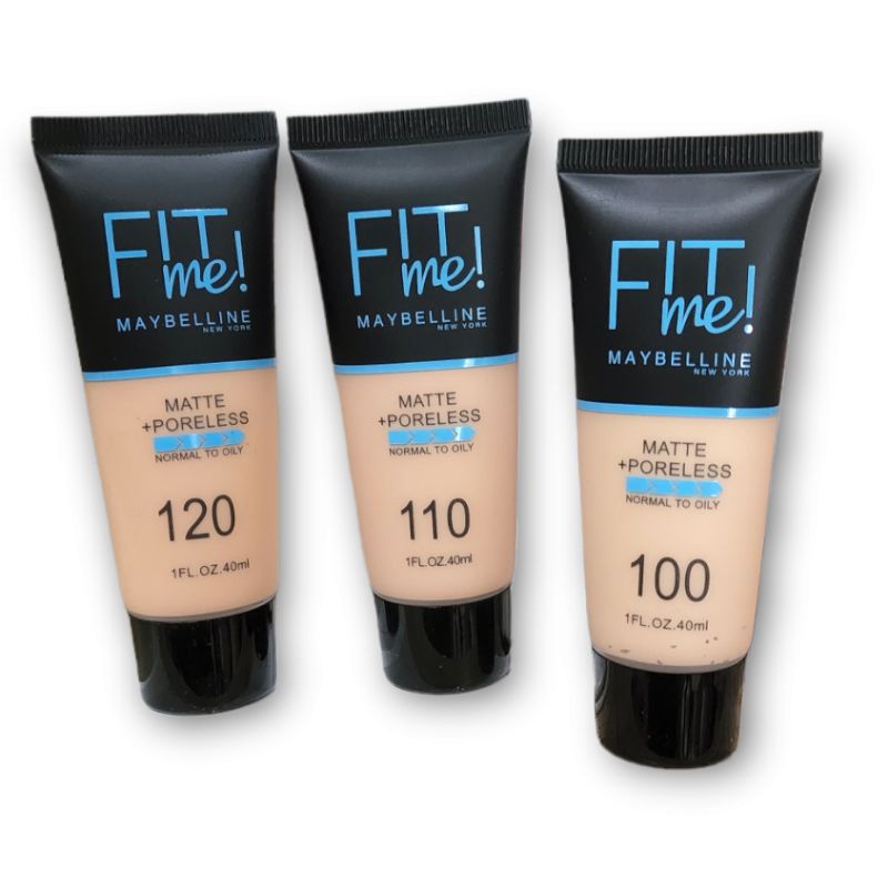 [Per Pc] Foundation Tube Maybelline Fit Me Matte Poreless Foundation Normal To Oily Skin