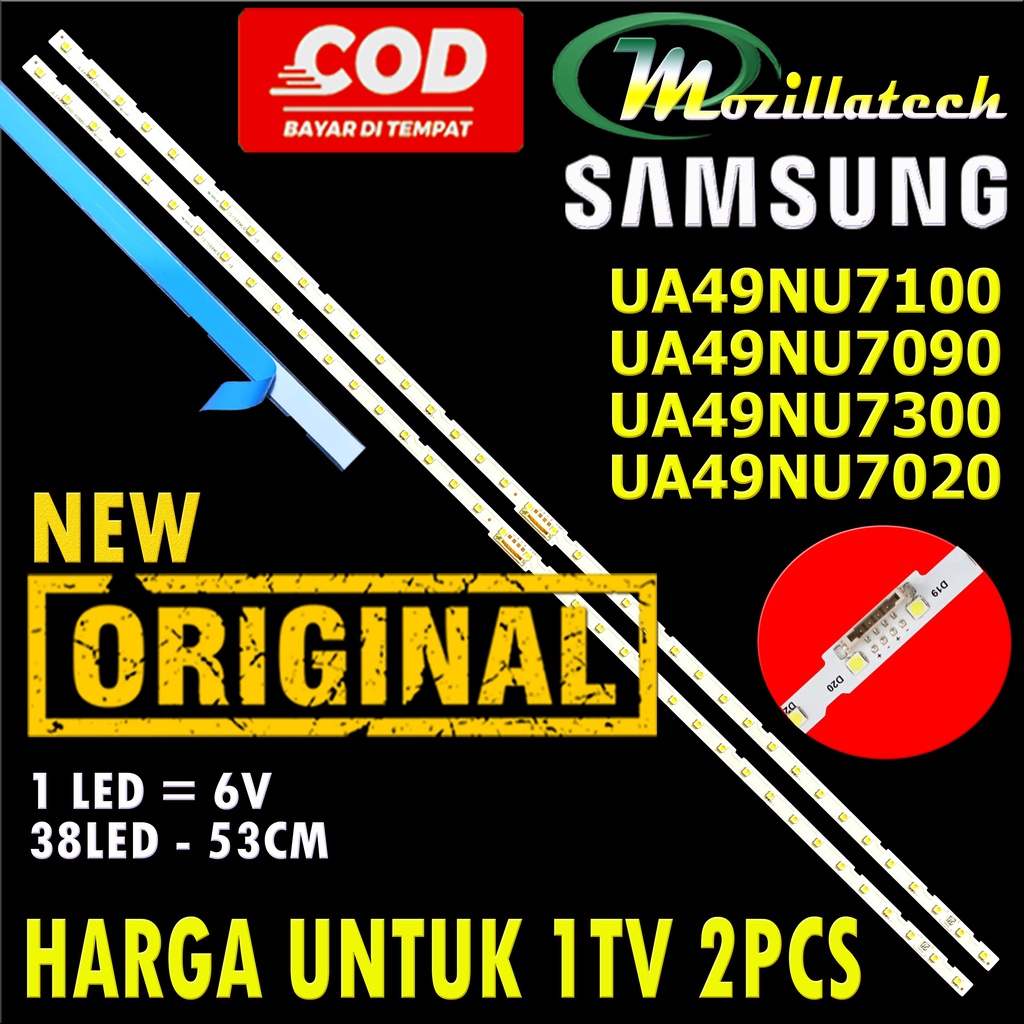 BACKLIGHT TV LED SAMSUNG UA49NU7090AK 49NU7090 UA49NU7100AK 49NU7100 UA49NU7300AK 49NU7300 49NU7020 49NU 49 IN INCH