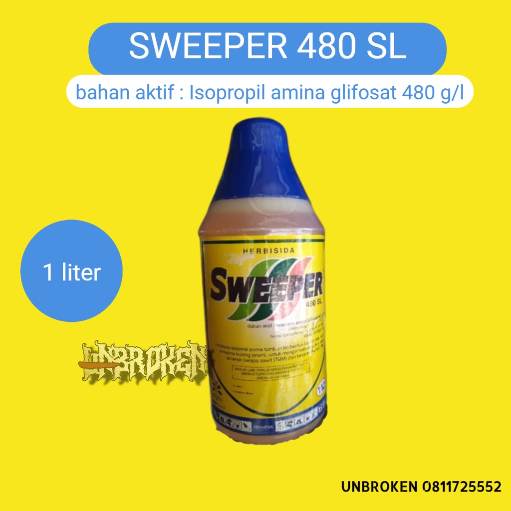 Herbisida SWEEPER 480SL 1 Liter Sapu Tuntas Gulma Sapu Tuntas Gulma