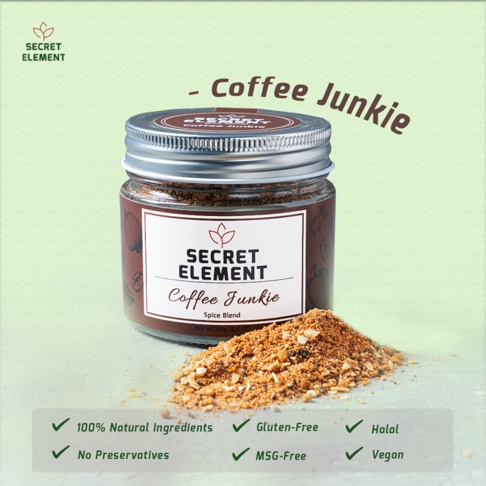 

Terlaris ✨ - Coffee Junkie Spice Blend - BBQ Series - Bumbu Kopi 2.1.23