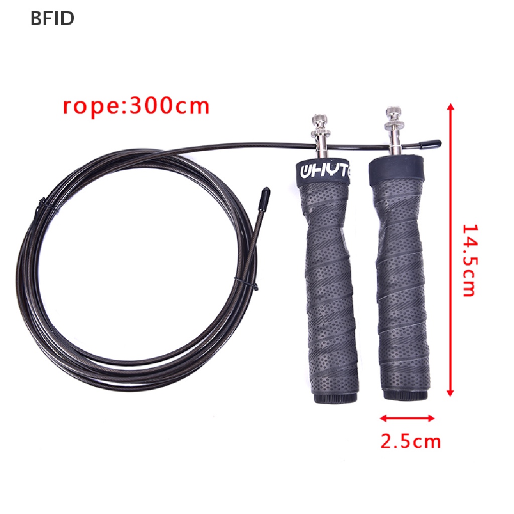 [BFID] Crossfit Jump Rope Speed &amp; Weighted Jump Ropes Dengan Bantalan Bola Kabel Speed [ID]