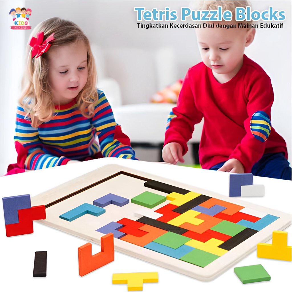 Tetris Puzzle Brain Game | Mainan Edukasi Anak Laki Laki | Mainan Terbaru 2022 | Kado Ulang Tahun Anak Perempuan