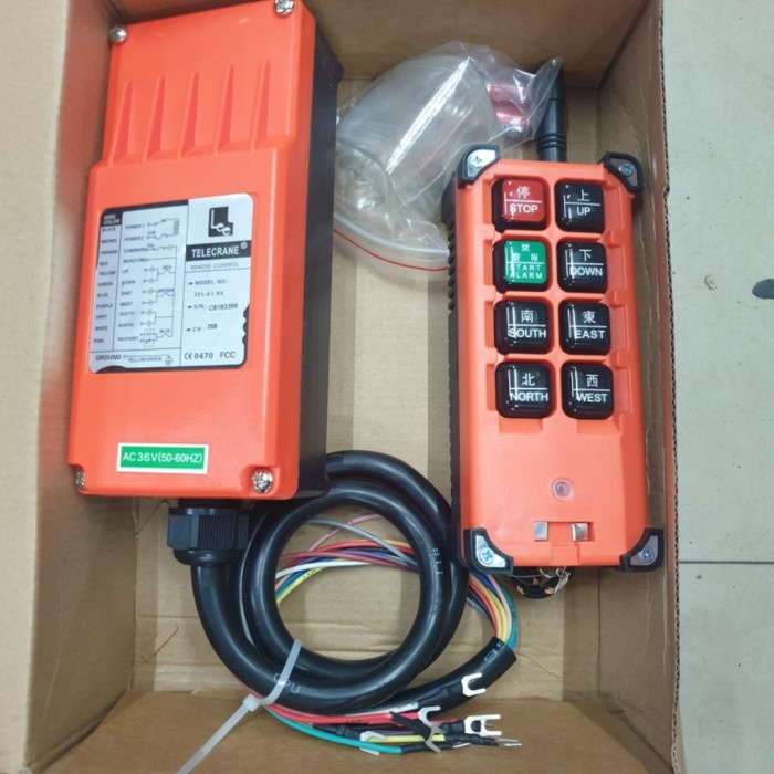 Katrol Crane Hoist Remote Control Wireless Set / Remot Kontrol Crane Hoist