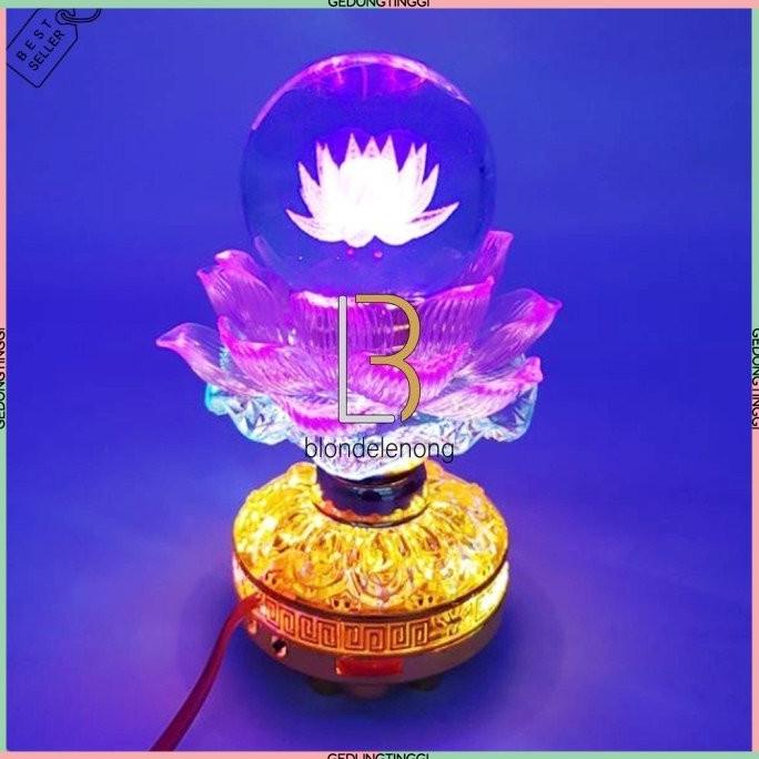 Lampu Radio Altar Sembahyang Doa Paritta Ta Pei Chouw Teratai Buddha