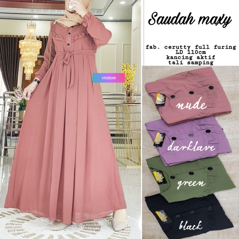 SAUDAH MAXY/GAMIS CERUTY LD 110 FULL FURING
