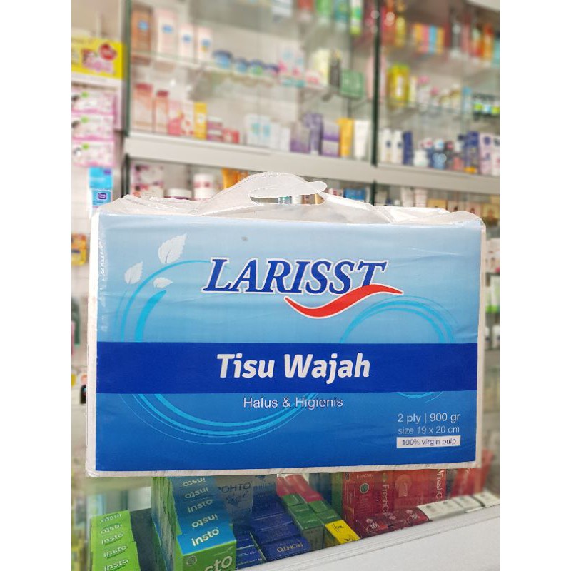 Tisu Larisst 220 Sheet 2 ply Dan 900gr / Tisu Wajah