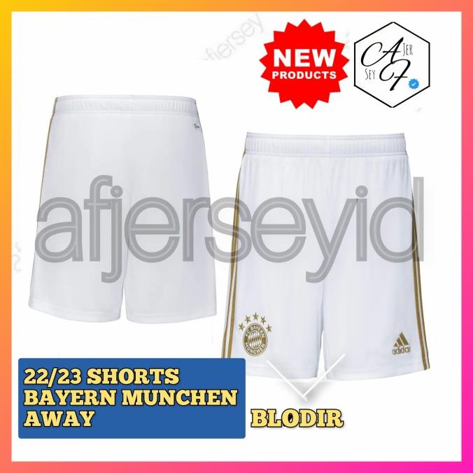 Celana Bayern Munchen Away 2022/2023 Celana kolor Celana pendek Pria