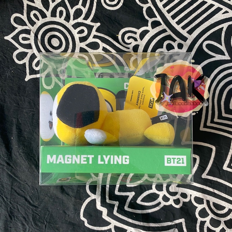 Ready - BT21 Chimmy Magnet Lying Doll Official
