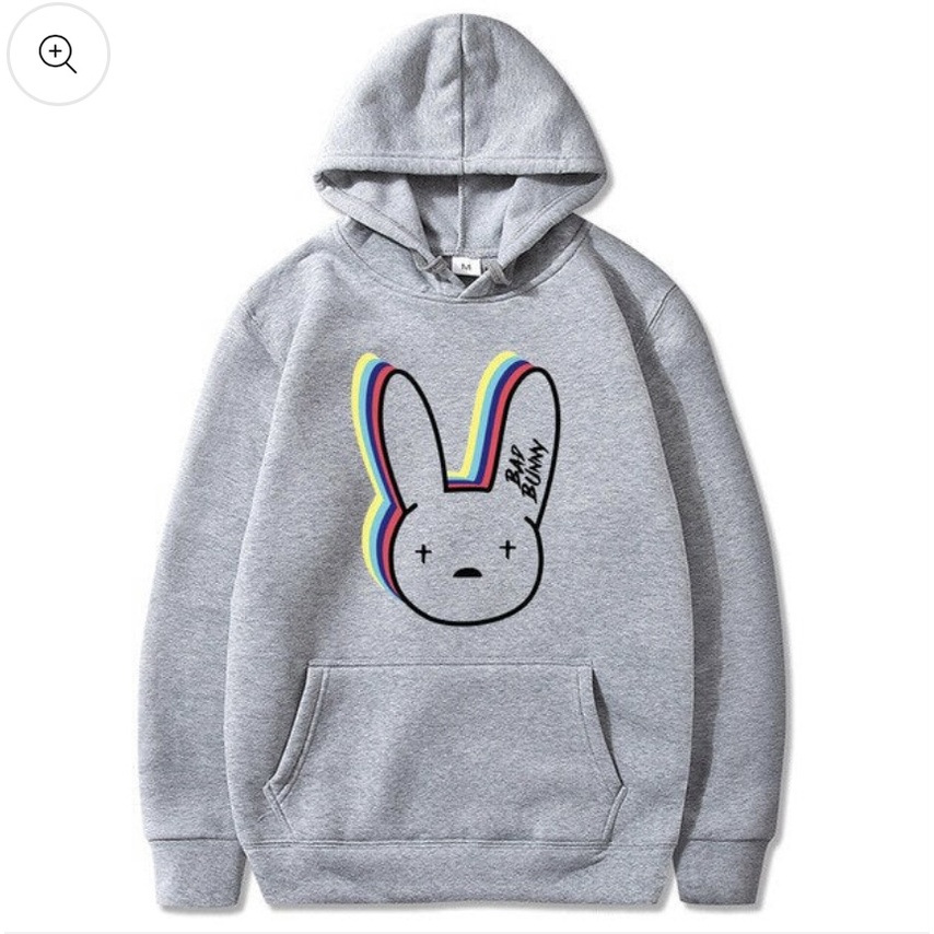 Bad Bunny Jumper Hoodie II Sweater Hoodie Trendy II Sweter Oblong Topi Sz M - XL Anak &amp; Dewasa ( Pria &amp; Wanita )