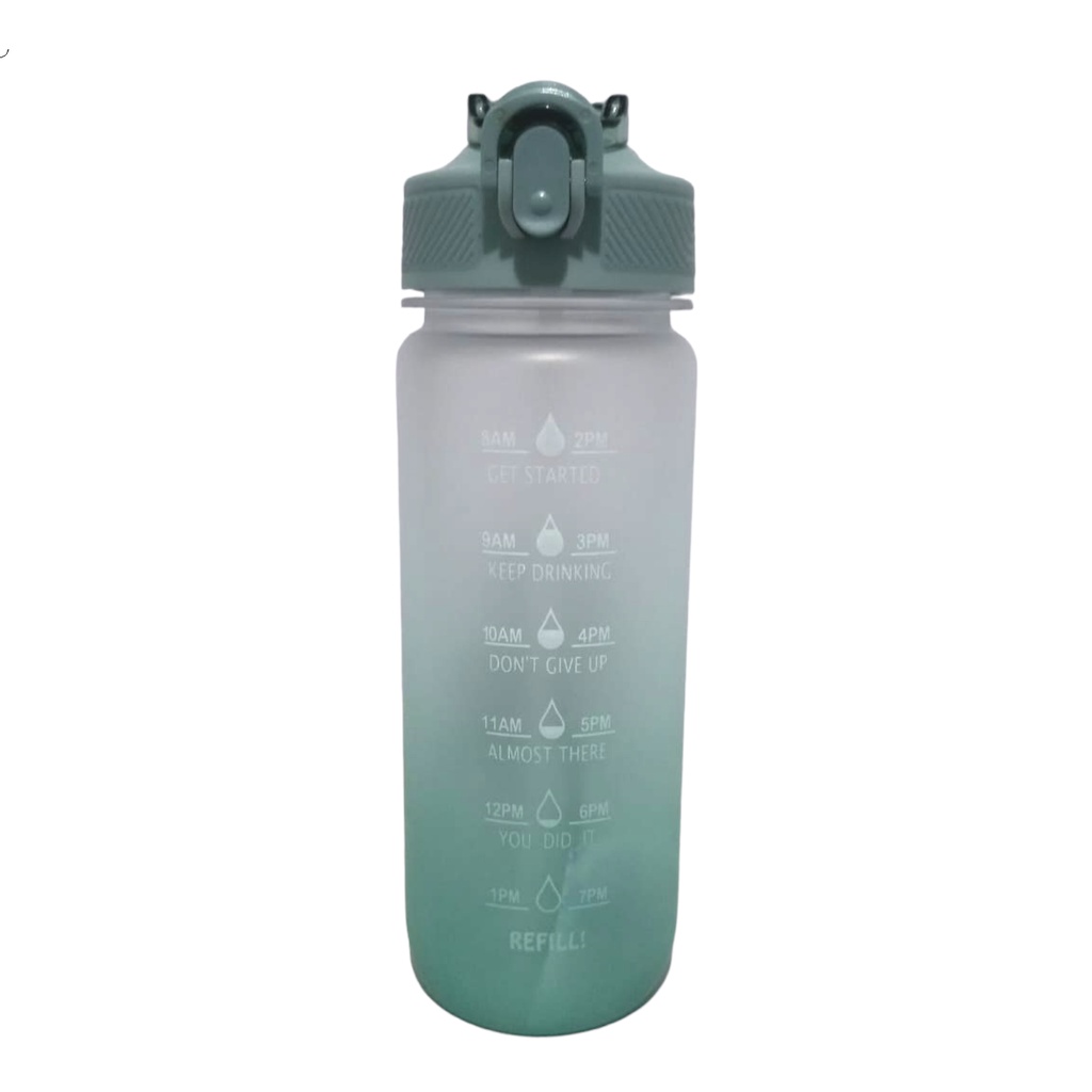 NEW BOTOL MINUM MOTIVASI 700ML WARNA SOFT DOFF KODE ZY 1826