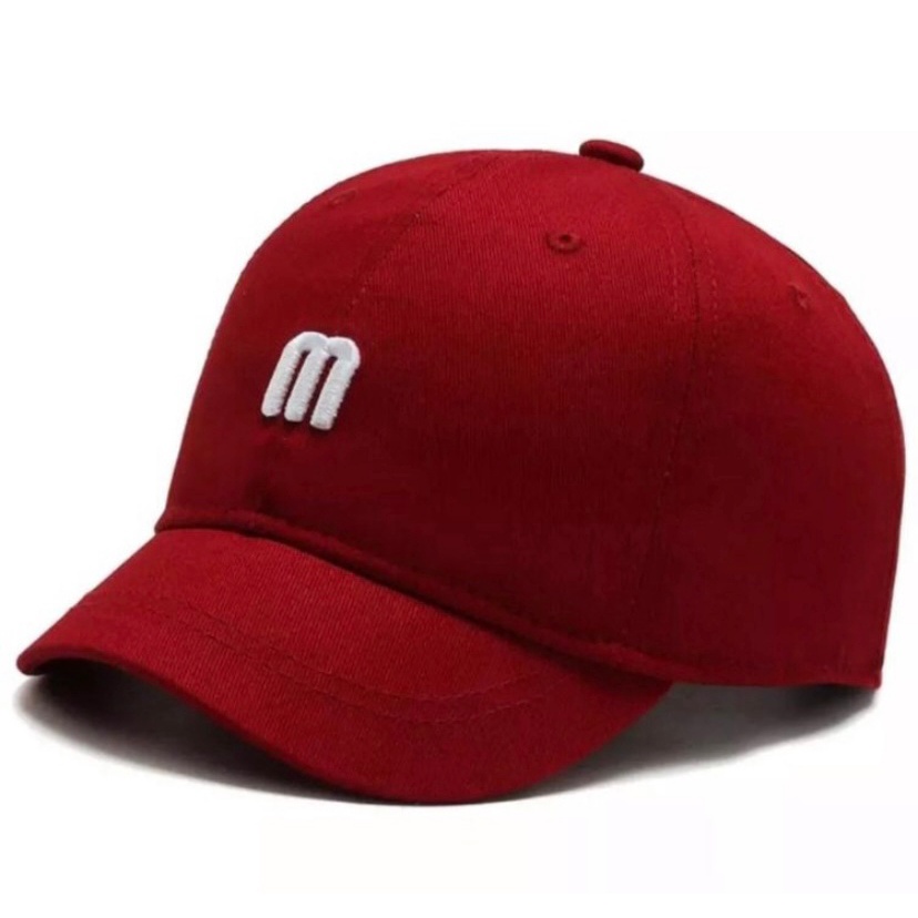 COD Baseball cap : &quot;M&quot; DUCK CAP - Topi baseball topi pria topi wanita SHORT BRIM CAP