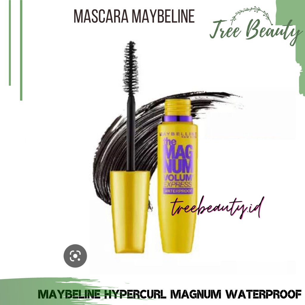 Mascara Maybelline Hyper Curl Magnum Kuning