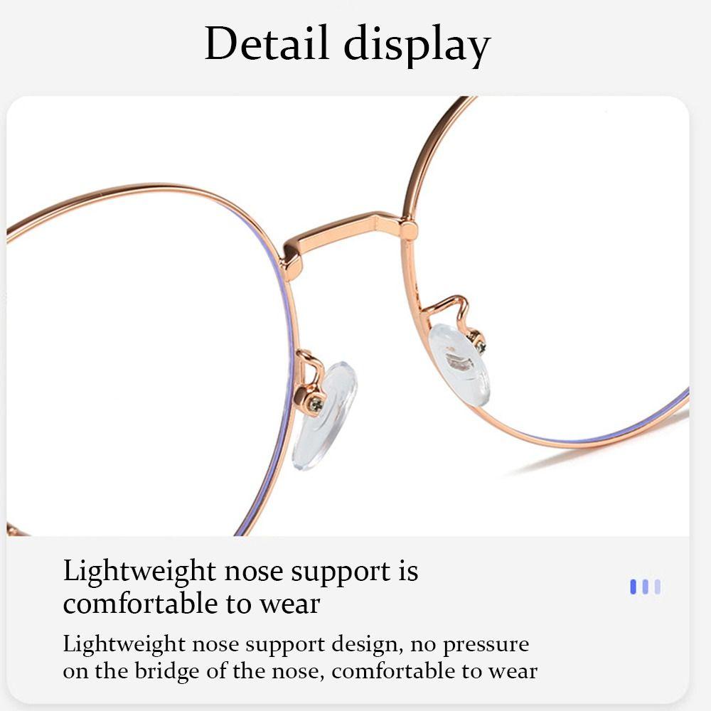 Lily Kacamata Anti-Cahaya Biru Kantor Perlindungan Mata Tahan Lama Ultra Light Frame