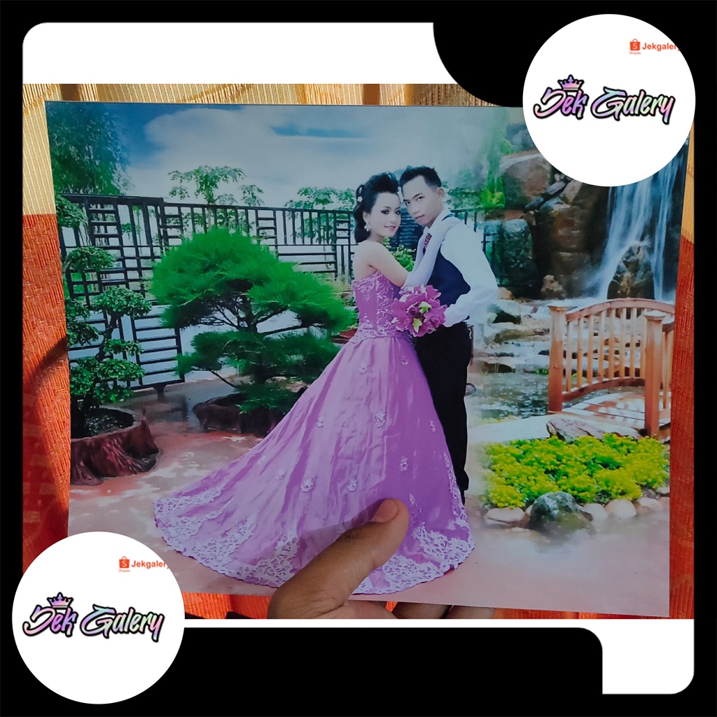 CETAK FOTO 8R/10 INCI BEST QUALITY ,SILKY PAPER PREMIUM 260 GSM