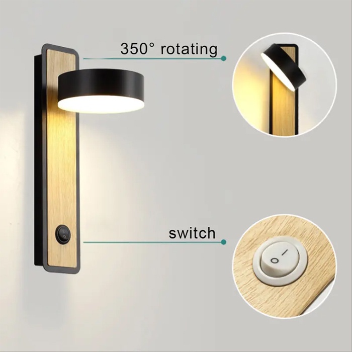 Lampu Hias Dinding LED Estetik Minimalis Ruang Tamu Kamar Tidur Night Lamp