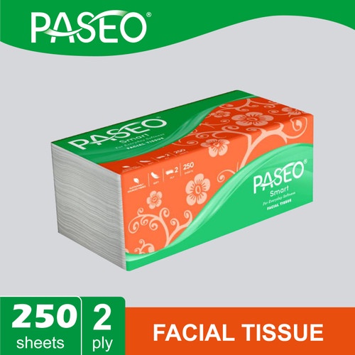 Paseo Facial Smart Soft Pack 250's Tissue Bahan Lembut Bisa Grosir / Paseo Facial Smart Box 120's Ti