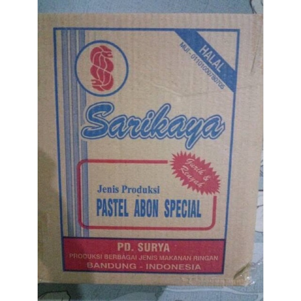 

1 DUS PASTEL ABON SARIKAYA 5 KG (PASTEL ABON SK)