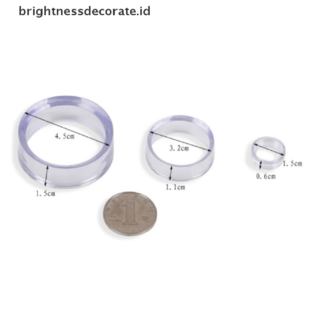 [Birth] 10pcs Stand Display Bening Akrilik Dudukan Bola Untuk Alas Bola Kristal [ID]