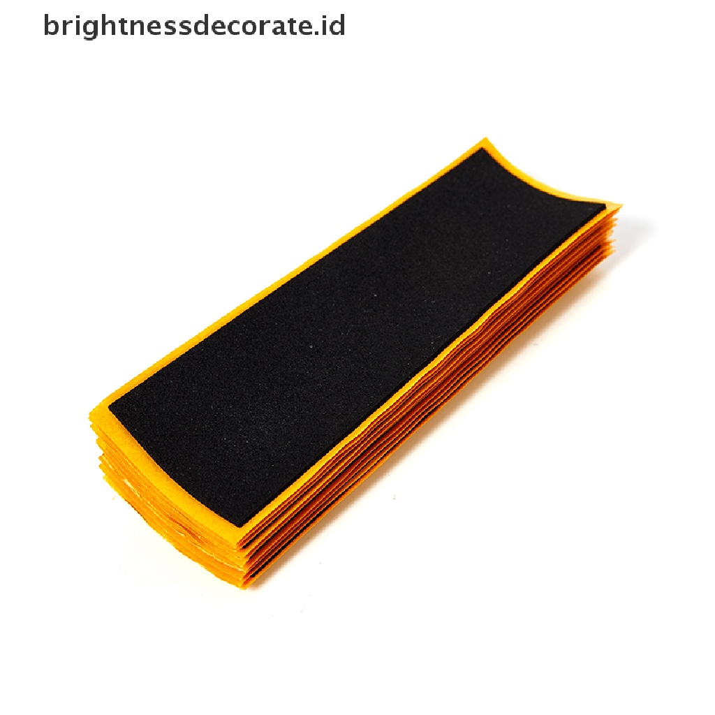 [Birth] 10pcs Fingerboard Deck Uncut Tape Stickers Black Foam Grip Tape Stiker [ID]