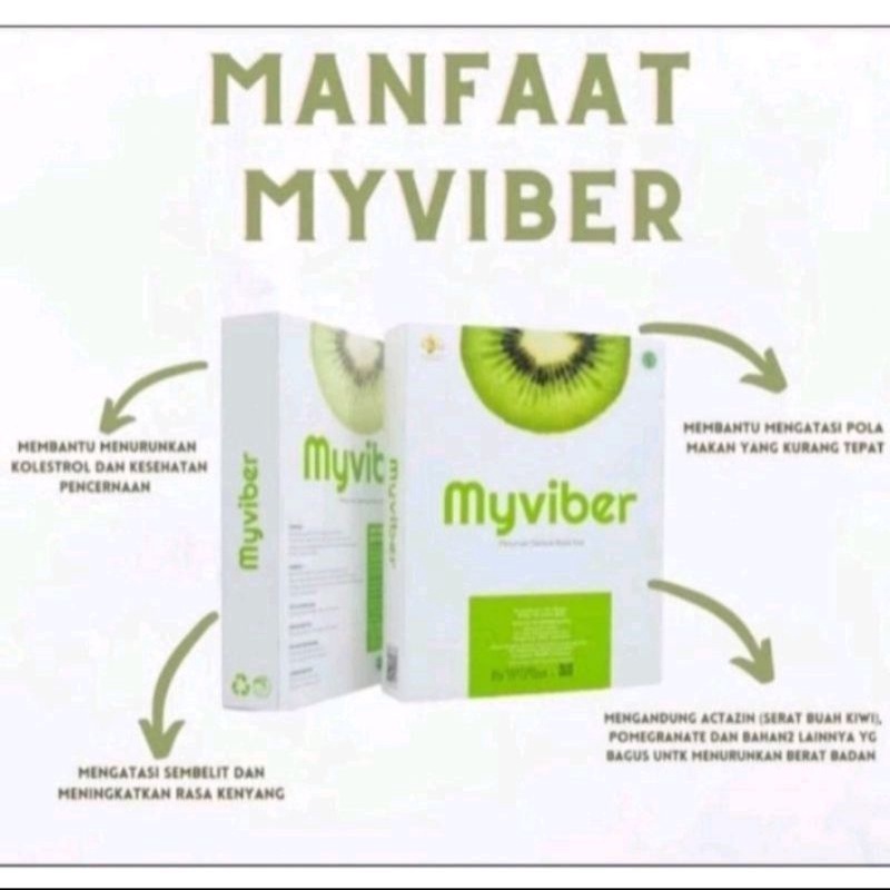 0Myviber fiber drink 100% ORIGINAL MCI sehat langsing antioksidan/ detox