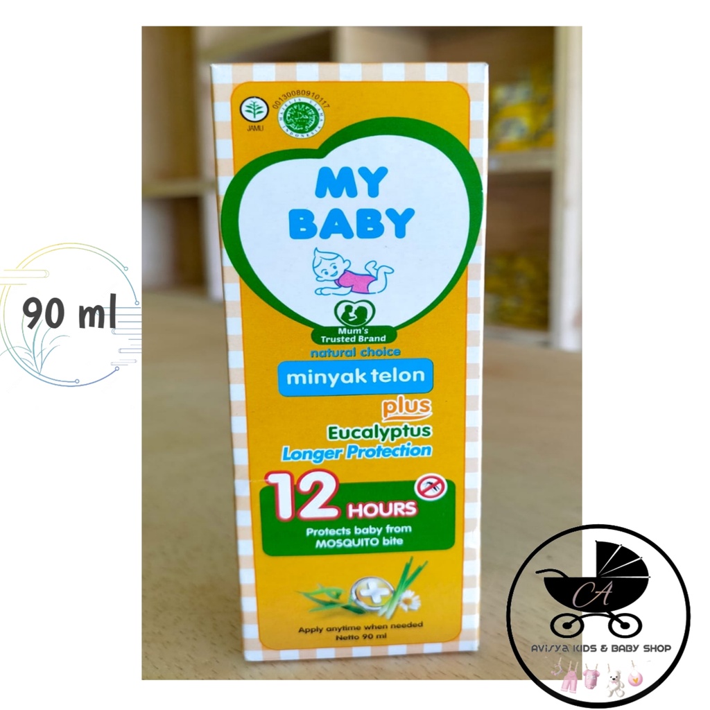 My Baby Minyak telon 12 Jam 90 ml / minyak telon My Baby