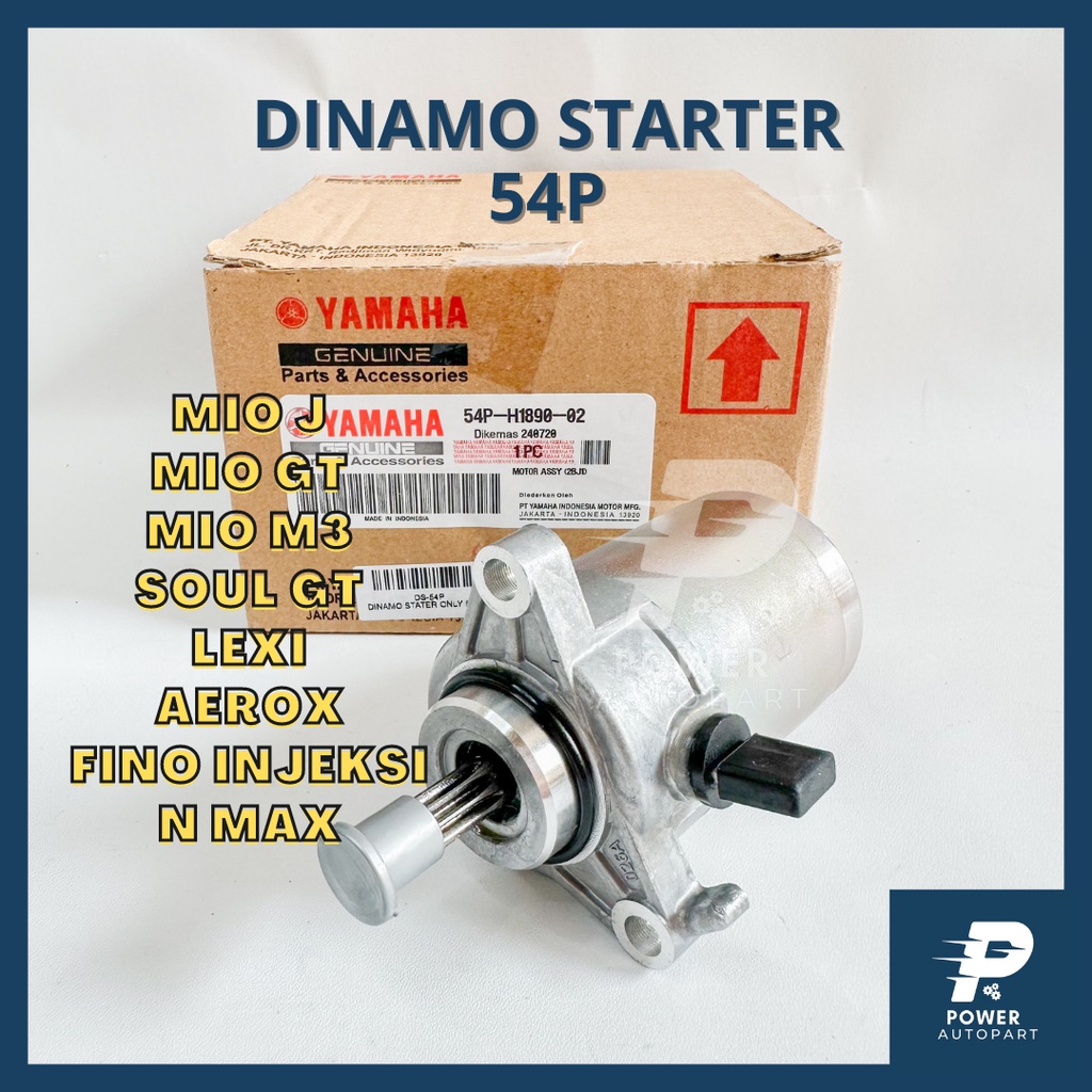 DINAMO STATER HONDA MIO J, MIO GT, SOUL GT, AEROX, N MAX, MIO M3 KUALITAS ASLI ORIGINAL HONDA - 54P
