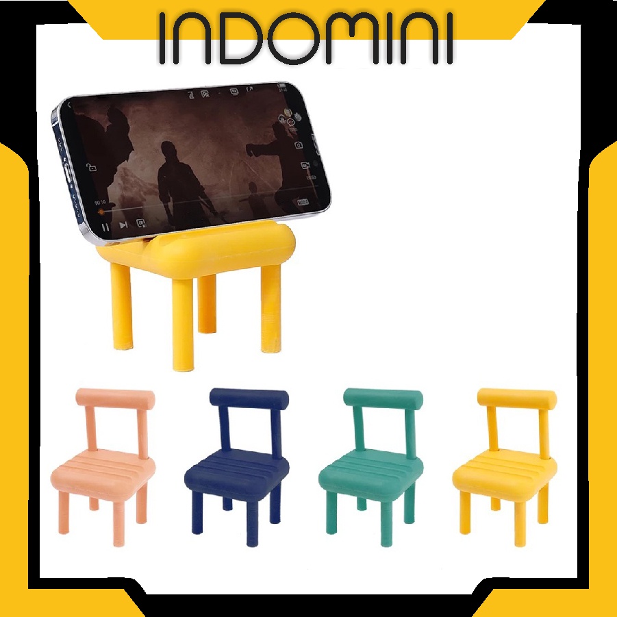 INDOMINI STAND HP KURSI 3D UNIVERSAL / STAND HOLDER HP MODEL KURSI / HOLDER HP KURSI 3D / STAND BANGKU 3D MINI ACC R831