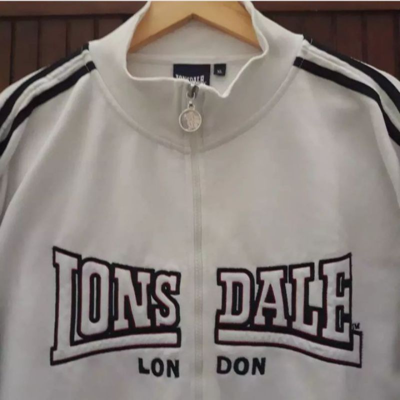 LONSDALE TRACKTOP JACKET WHITE ORIGINAL