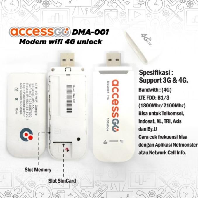 Modem wifi 4G unlock, Accessgo DMA-001
