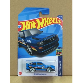 Hotwheels AUDI QUATRO BIRU