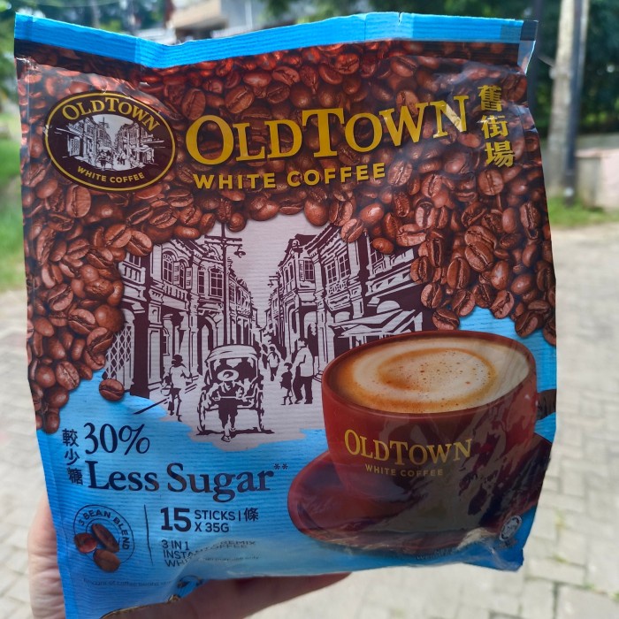 

old town white coffee less sugar