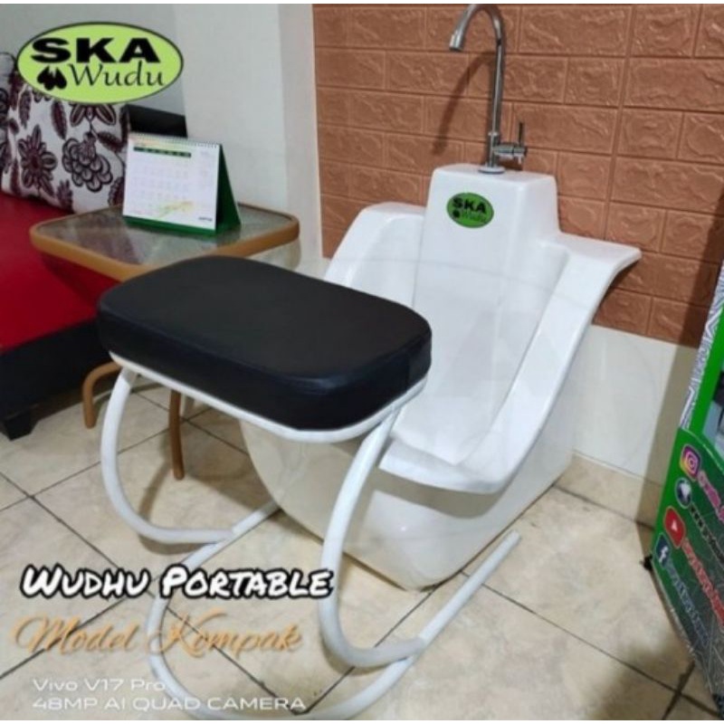 wudhu portable set kursi / tempat wudhu  type kompak / tempat wudhu  aestetic