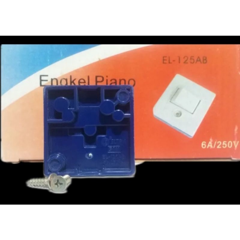 Saklar Tempel OB Engkel Single Piano ELTRA / Saklar Lampu / Switch