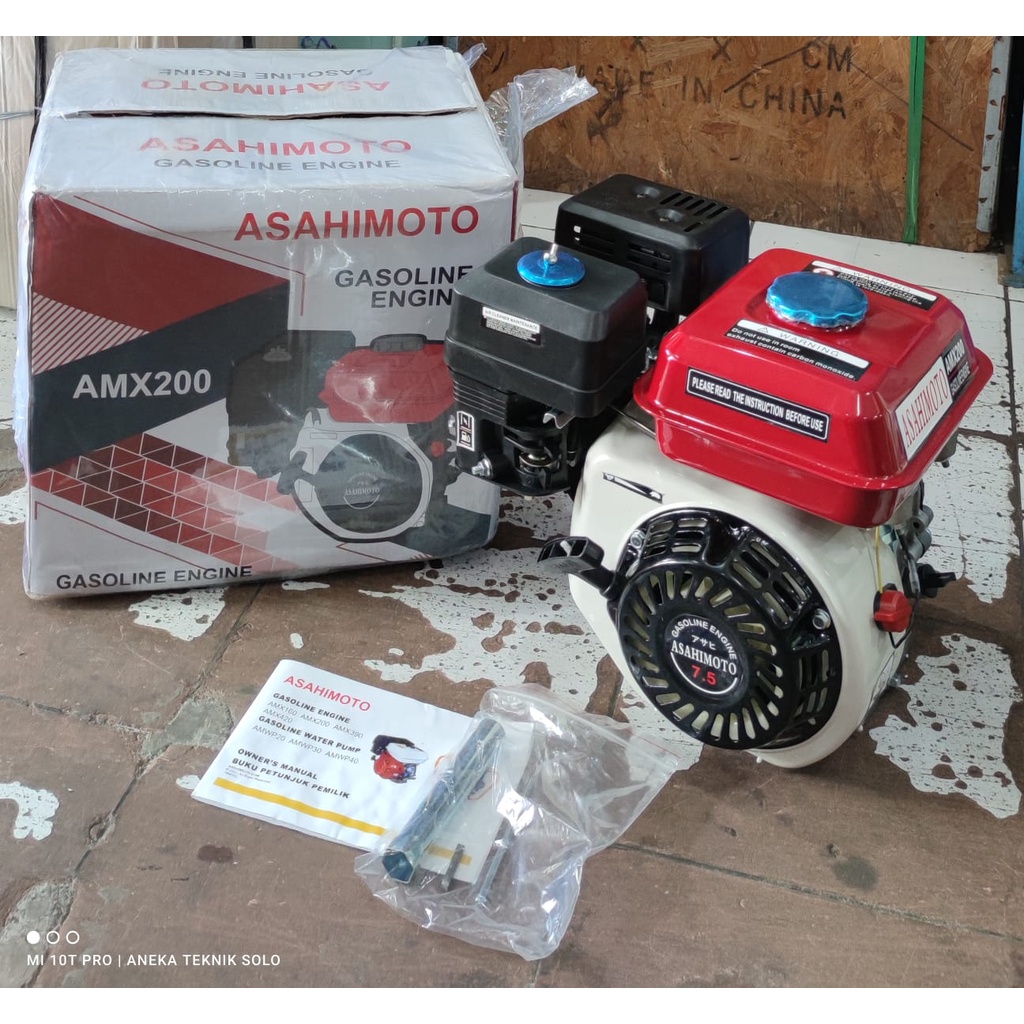 Mesin Penggerak GX200 Asahi Engine AGX200 Asahimoto AMX200 Asahi 6,5HP / 6,5PK