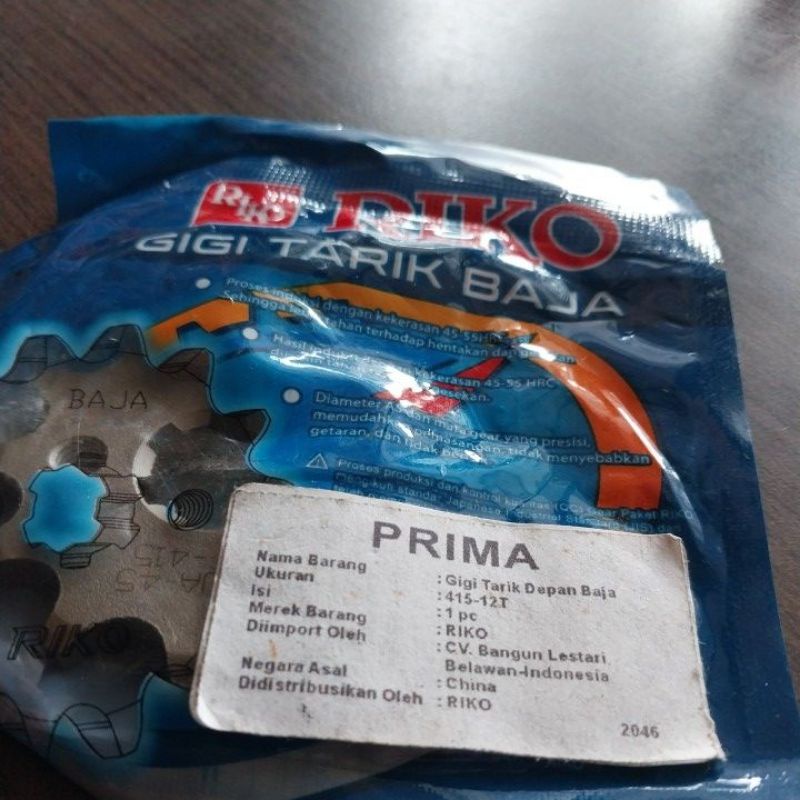 GEAR DEPAN HONDA BEBEK 415 RIKO