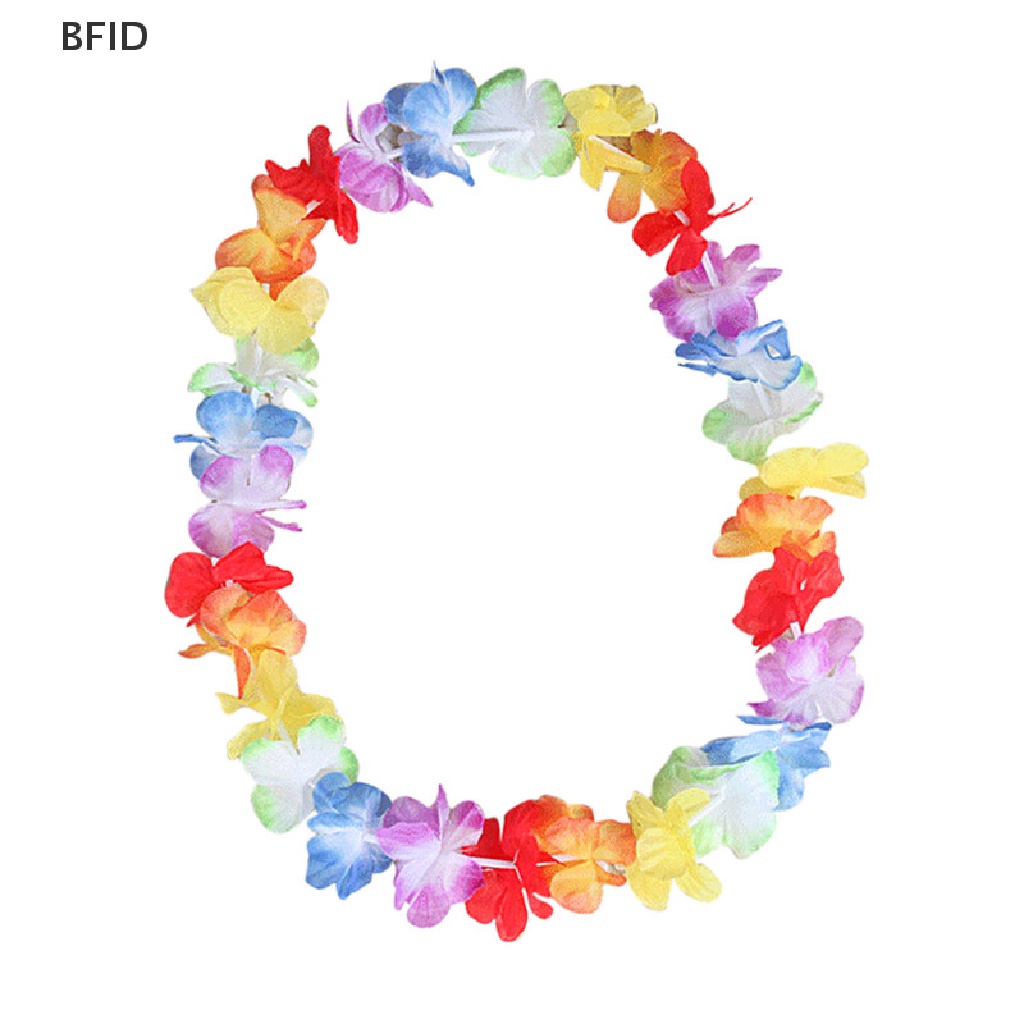 [BFID] 10pcs Hawaii Bunga leis Garland Kalung Gaun Mewah Pesta Hawai Pantai Menyenangkan [ID]