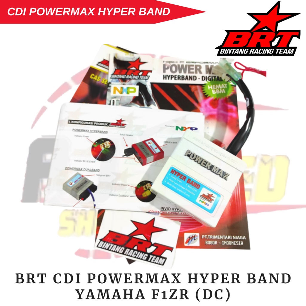 BRT Racing CDI Powermax Hyperband Band Yamaha F1ZR arus DC / BRT CDI Powermax Hyper Band / BRT Origi