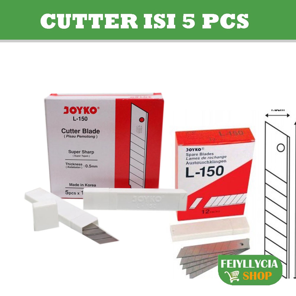 

ISI CUTTER - JOYKO - KECIL - BESAR - L 150 - A 100