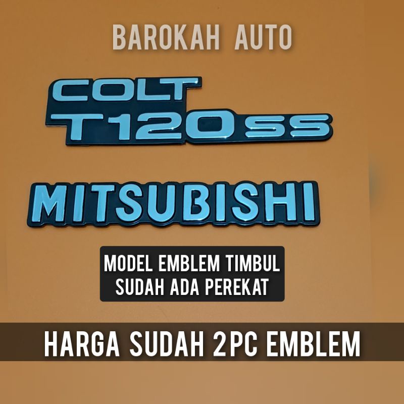colt t120ss logo mobil tulisan emblem mitsubishi dan colt t120ss harga sidah 2pc emblem