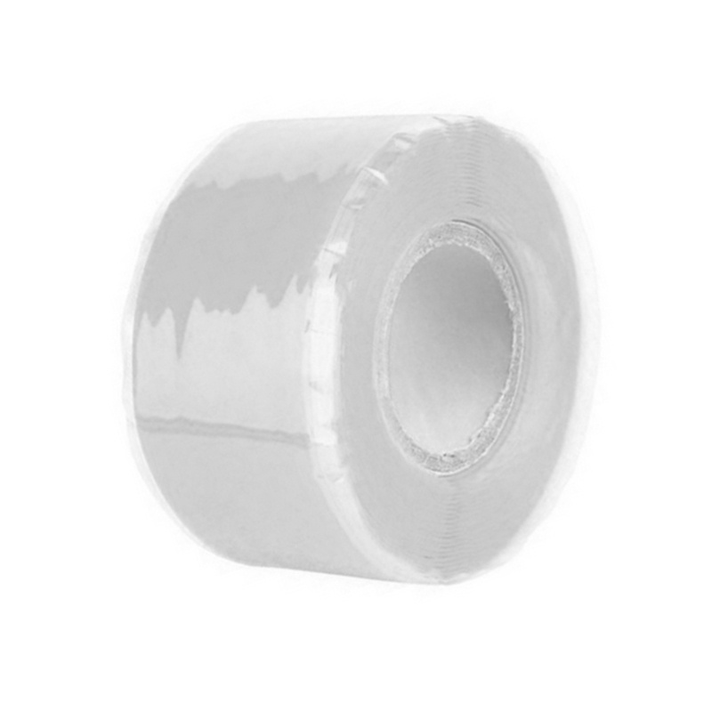 ღ Tahan Air Silikon Kinerja Perbaikan Tape Super Kuat Pita Perekat Kuat Karet Silikon Ikatan Pita Isolasi Lakban 2.5Cm * 3M
