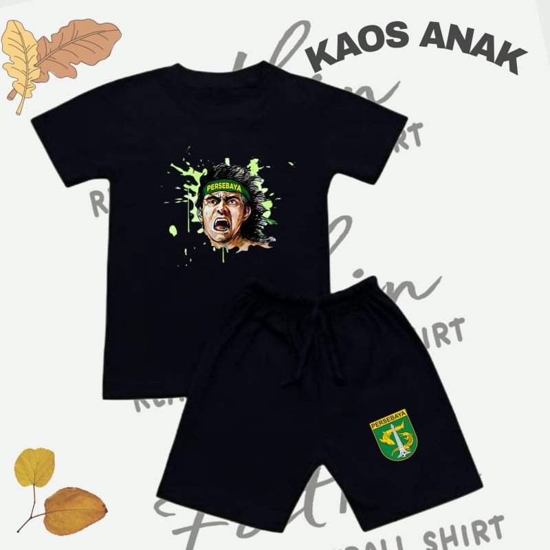 KAOS SETELAN ANAK PERSEBAYA/ KAOS ANAK