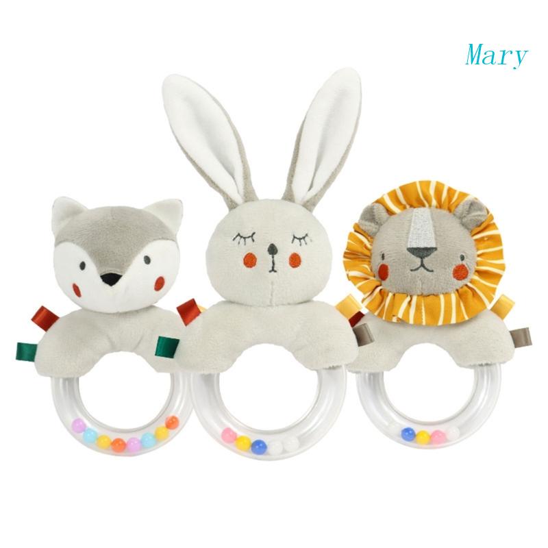 Mary Baby Rattle Tumbuh Gigi Mainan Bayi Teether Ambil Mainan Rattle Edukasi Dini Newborn Mainan Hadiah Untuk 0-12 Bulan Anak Laki-Laki Gi