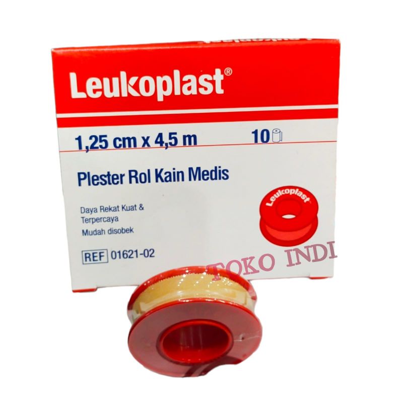 Plester Merah/Plester Leukoplast 1,25 cm x 4,5 m/Plester