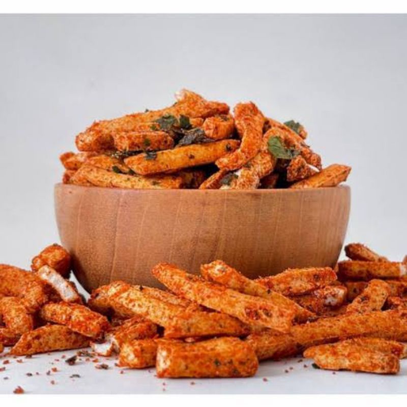 

Basreng (baso goreng) stick daun jeruk pedas