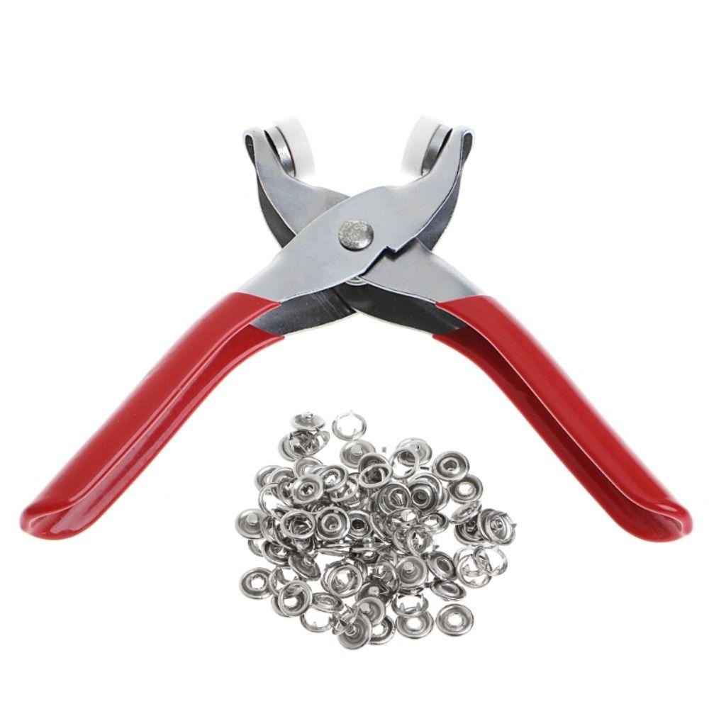 Lanfy Tang Lima Cabang Alat Penjepit Untuk Jahit Garmen Buckle Plier Clip Plier Fastener Button Alat Pasang Cincin Cabang Lima