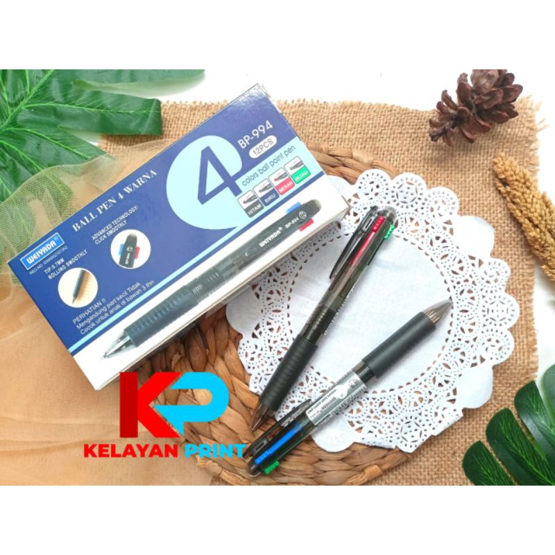 

PULPEN 4 WARNA WEIYADA BP-994 SATUAN