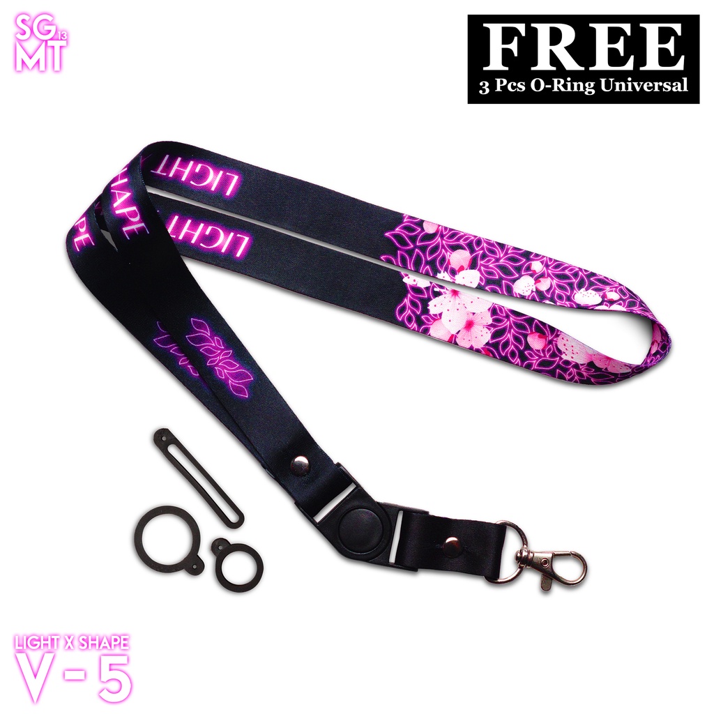 Lanyard Sigmat13 Gantungan id card Printing Shape Series 5