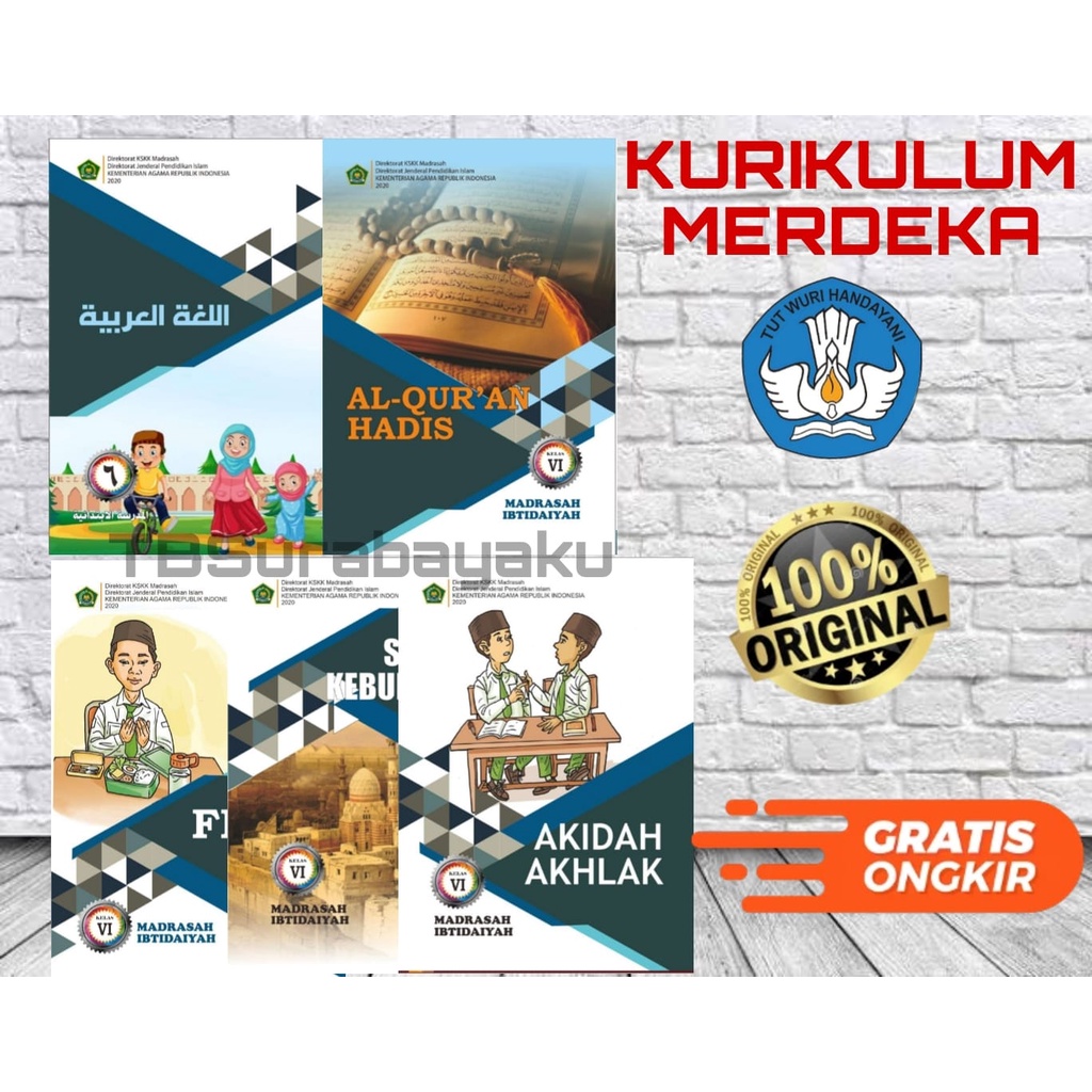 Buku Paket Siswa Kelas 6 MI kementrian agama (KEMENAG)